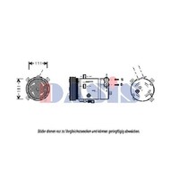 Kompressor Klimaanlage FüR Opel Corsa B 73_ 78_ 79_ Tigra 95_ 71_