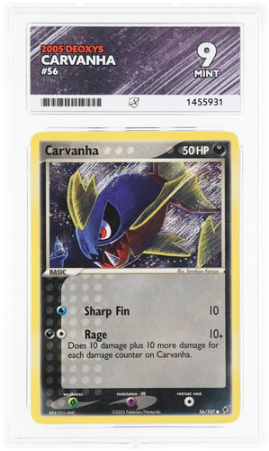 Carvanha graded ACE 9 for sale on eBay