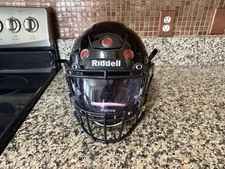 Riddell SpeedFlex Football Helmet Black OUT Facemask Adult Medium + Oakley Visor