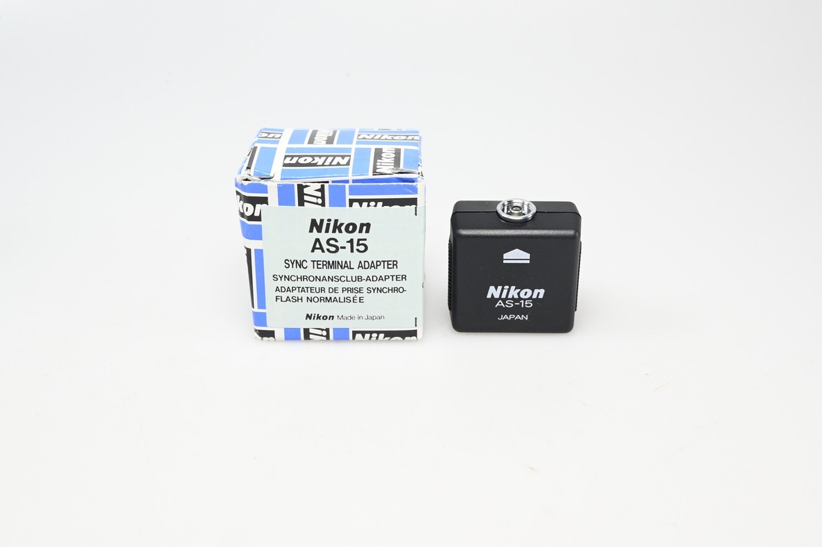 Original Nikon AS-15 Sync Terminal Adapter Hot Shoe to PC #G491 | eBay