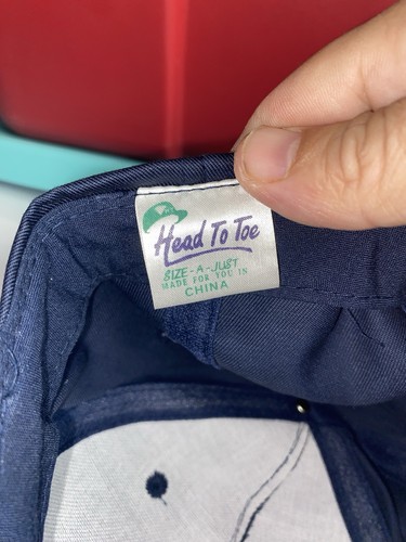 Vintage 90s Norfolk Southern Navy Blue Adjustable Cap Hat - Picture 5 of 5