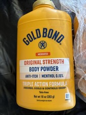 Gold Bond Body Powder Original Strength Talc Free 10 Oz 3 Pack