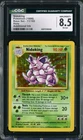 1999 Pokemon Base Set Nidoking Additional Ink Holo Error 11/102 CGC 8.5