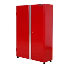Ready-To-Assemble 24-Gauge Steel Freestanding Garage Cabinet in Red (48 In. W X