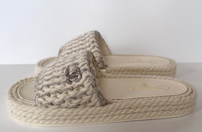 CHANEL グレー キャンバス ミュール CHANEL | Shoes | Chanel Quilted