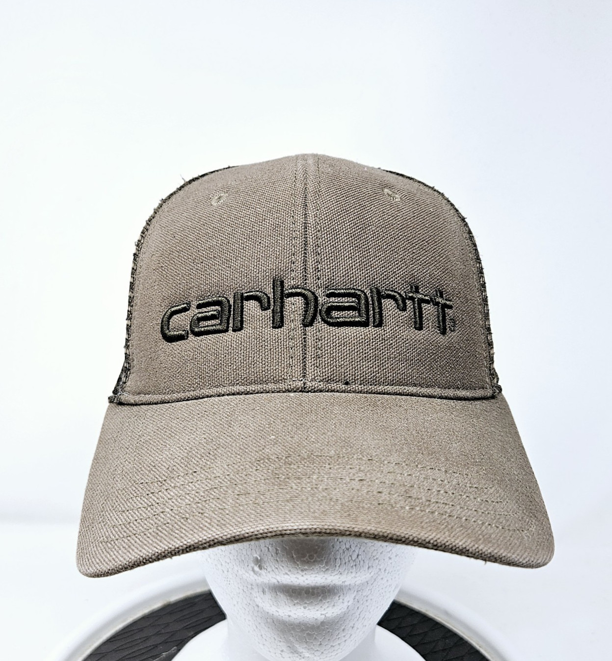 Carhartt Odessa Baseball Cap Snapback Trucker Hat Mesh Back Brown Adjustable