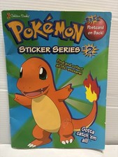Vintage Pok mon Golden Books 1999 Sticker Series 2 Activity Book FREE SHIPPING