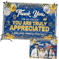 Employee Appreciation Day Backdrop You are Appreciated 8x6FT 94 x 70 inch