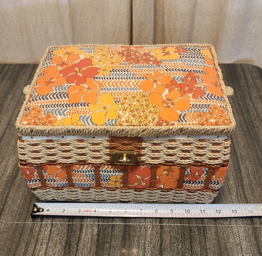 Vintage Sewing Basket Japan for sale | eBay