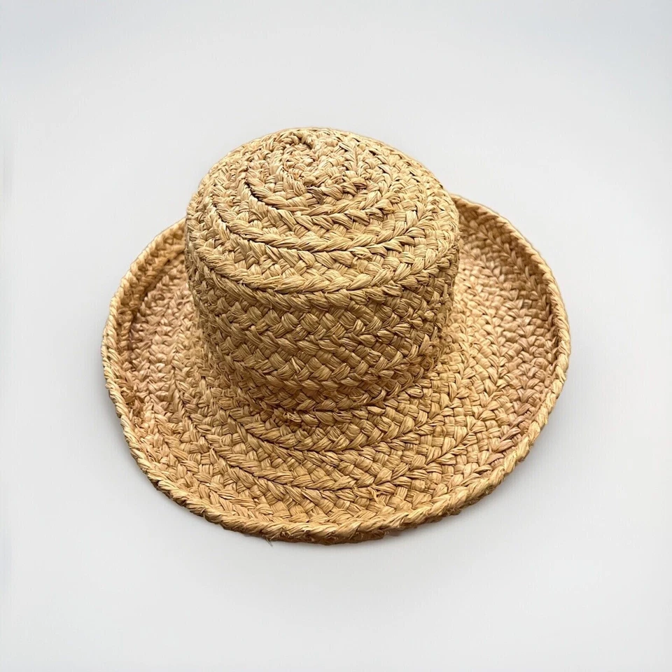 Sombrero de rafia Helen Kaminski Australia para mujer borla de paja natural provincia Foto 4 de 4
