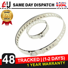 CV BOOT STAINLESS STEEL CLAMPS CLIPS 1X INNER 1X OUTER UNIVERSAL FIT