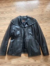 Cole Haan Preowned Womens Leather Jacket Coat...