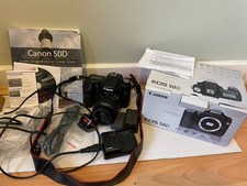 Canon EOS 50D Digital SLR Camera 18-55 mm Lens - Bundle Read Description