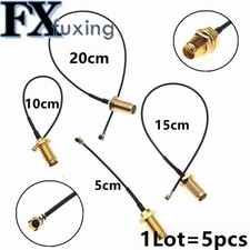 5pcs IPX UFL to SMA Extension Cables SMA Female to IPX RF Adapters 