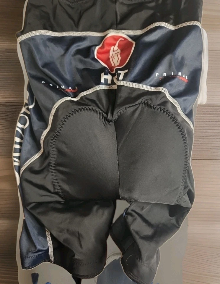 Primal Women's Blue Black Chipolte Logo Cycling Shorts Size Small Athletic  - Image 2 of 3