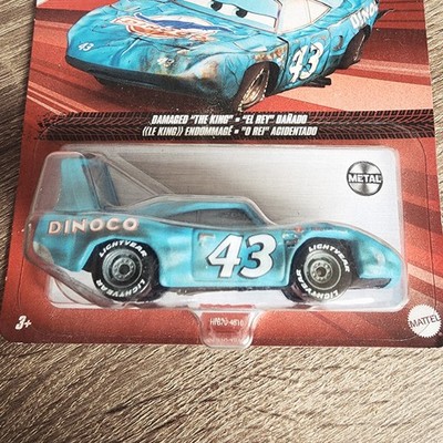 Mattel Cars Metal Race Damaged King 1:55 Diecast Vehicle