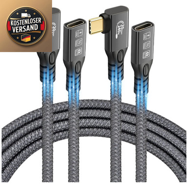 USB C 3.2 Gen2 20Gbps Extender 90 Grad Ultra HD 4K