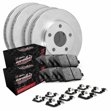 R1 Concepts Wfvh2 54155 R1 Brake Rotors   Blank W  Perf Off Road Tow Pads