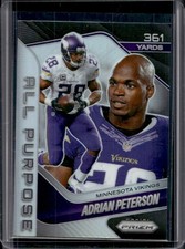 2025 Panini Prizm Adrian Peterson All Purpose Silver #15 Vikings