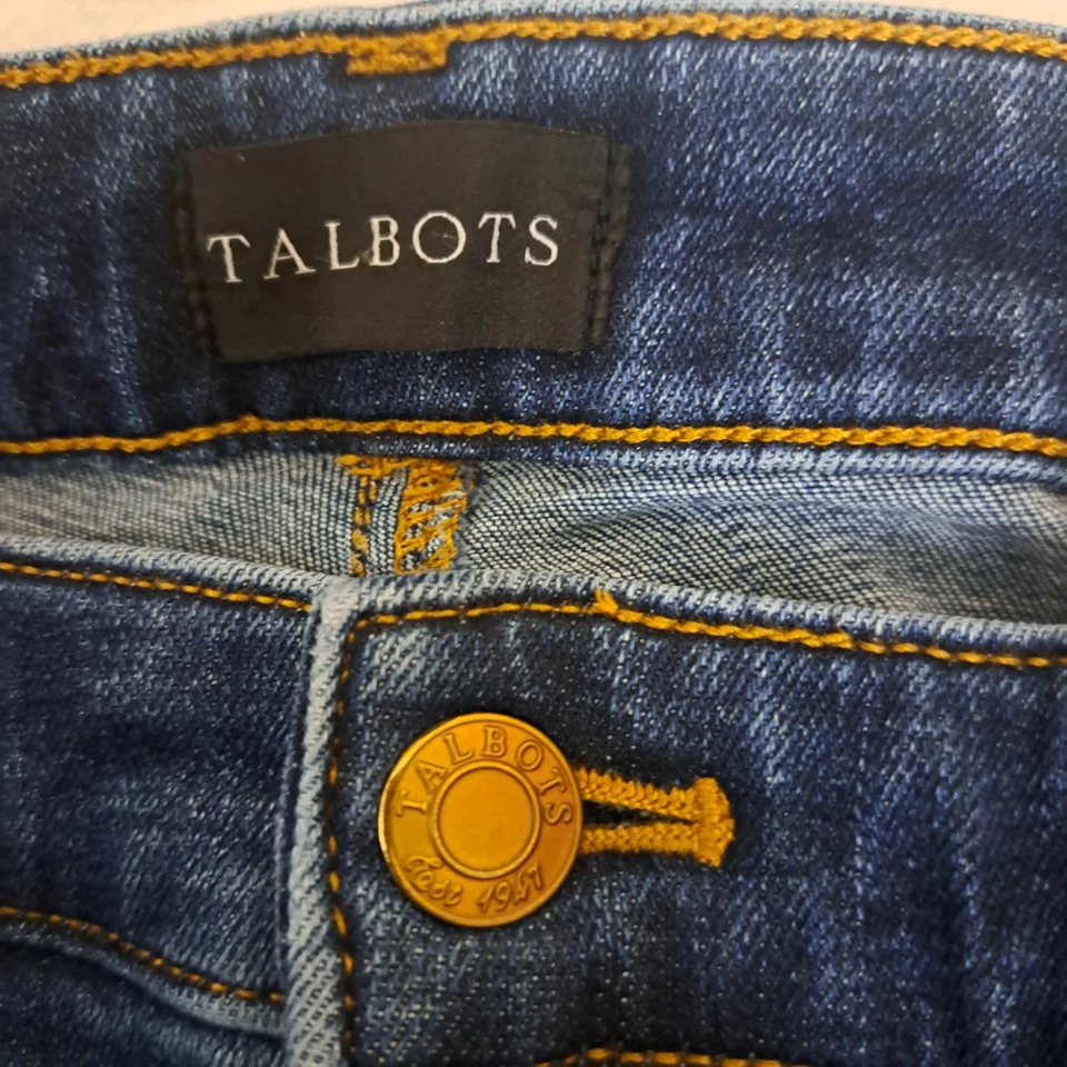 Talbots Denim Slim Ankle Jeans Dark Wash Women Size 8 - Image 3 of 4