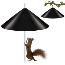 19 Inch New Squirrel Baffle for Bird Feeder Pole and Hanging Birdhouse, Suita...
