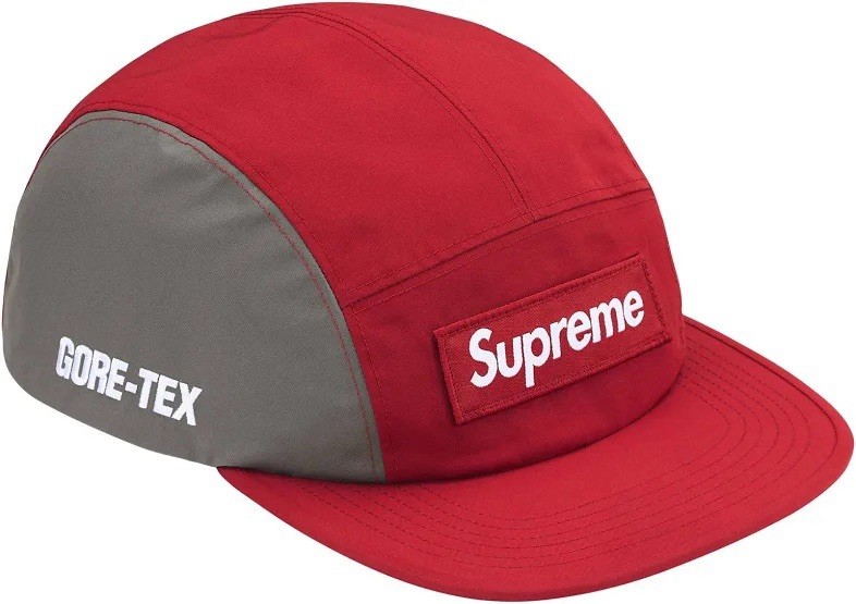 Supreme SS26 GORE-TEX Embroidered Camp Cap 'Red' One Size NWT