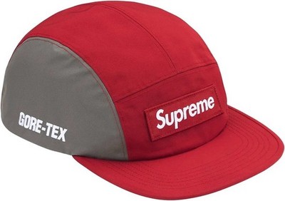 Supreme SS26 GORE-TEX Embroidered Camp Cap 'Red' One Size NWT