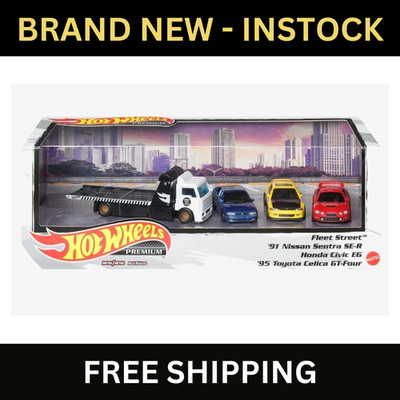 Hot Wheels Premium Collector Set GMH39 Tuner JDM Fleet Street Civic EG Racers