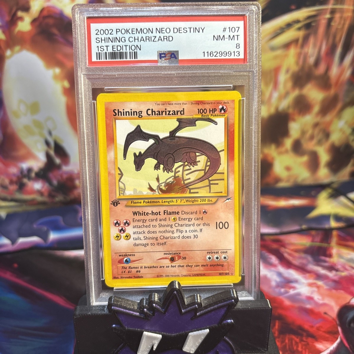 First Edition Shining Charizard PSA 8 | eBay