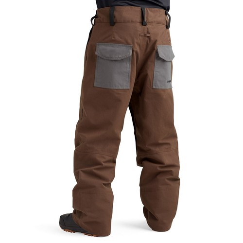 Dakine A-1 Shell Snowboard Pants Unisex Large Russet Brown New - Picture 2 of 4