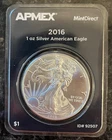 APMEX 2016 BU American Silver Eagle