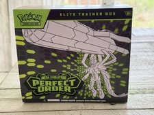 Pokémon TCG Perfect Order Elite Trainer Box Promo Card Dice Sleeves Bulk Lot