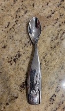 Reed  Barton SEA TAILS - Baby Flatware - Spoon - Whale Nautucal Stainless