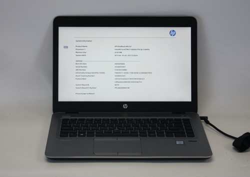 HP Elitebook 840 G3 14" Core i7-6600U 2,60GHz 8GB RAM ohne OS/SSD Grade B