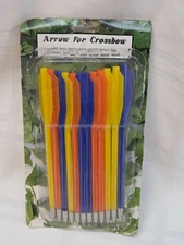 Crossbow Bolts Arrows 6.3" New Plastic Bolt Body with Metal Point Head 12 pc.