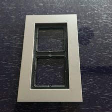 Jung LS Plus Rahmen 2 fach in Edelstahl LSP982