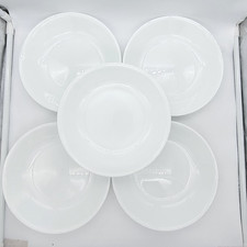 5 Corelle Classic Winter Frost White Pasta Bowls Set Round 8.5" 20 oz