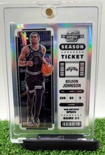 2022-23 Panini Contenders Optic Keldon Johnson #57 Silver Spurs