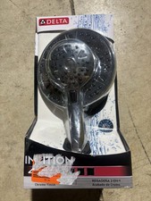 Delta In2ition Dual 2 in 1 ShowerHead, Handheld Shower Head 4-Spray Chrome 75494