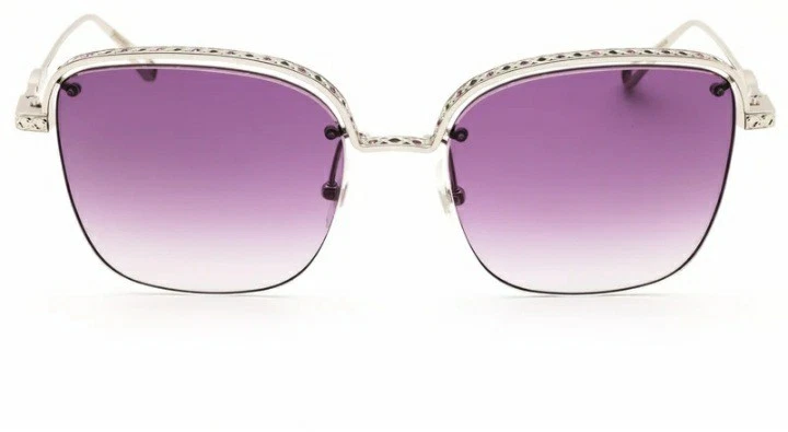 Chopard Sunglasses C 560/00 V 6065 Purple Round Oval Frames w Pink Purple Lenses Chopard Sunglasses C 560/00 V 6065 Purple Round Oval Frames  main image 2