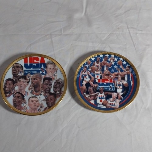 Sports Impressions 1992 USA Basketball Team Collector Plates ,jordan