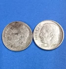 Lot of Two Roosevelt Silver Dimes 1959D and 1964D