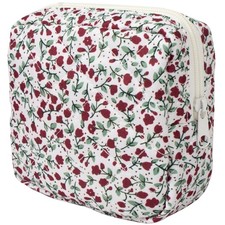 LETGO Floral Makeup Bag, Small Cosmetic Bag for Women Girls, Cute Cotton Make...
