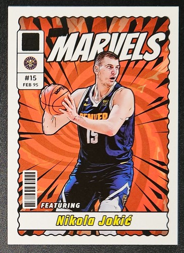 Nikola Jokic 2023-24 Panini Donruss NET MARVELS Insert Card (no.15)