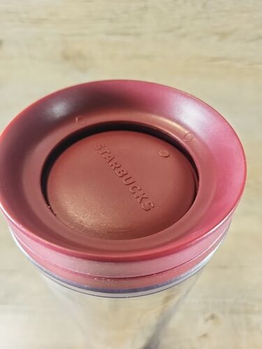 Starbucks Insulated Tumbler Travel Mug 2009 Metallic Leaf Cut Outs Copper 23I - Bild 7 von 10