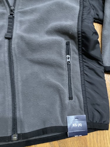New Toddler Boys Gap Fleece Jacket Coat Size XS 4 NWT Gray Winter Zip Up - Picture 5 of 12