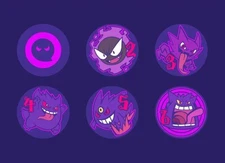 Pokemon Gengar Haunter Amanda Lapalme Mana Moon Limited Edition Metal Dice X1