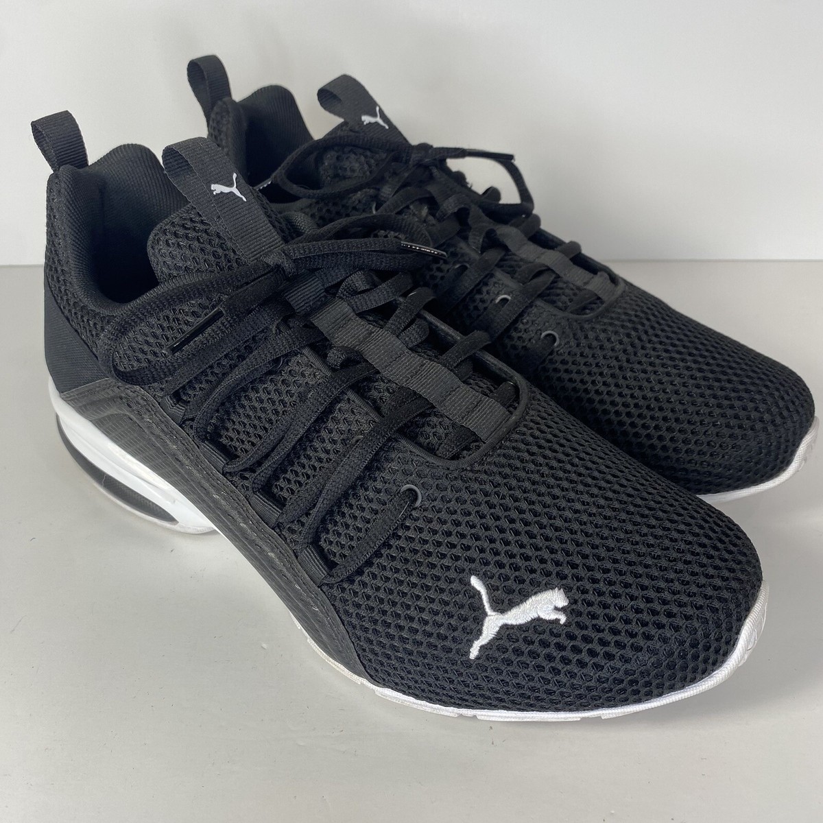 PUMA Axelion LS Black Running Training Shoes Size 9.5 194384