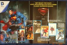 MAN OF STEEL Promo Poster, 22 x 34, 2013, DC Unused more in our store 500