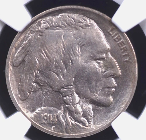 1914 BUFFALO NICKEL NGC MS 64 CRISP BRUSHED NICKEL SUPER SHARP STRIKE THROUGHOUT